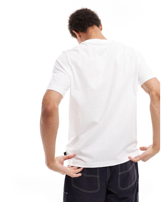 Camiseta blanca con estampado gráfico PUMA de hombre de color White