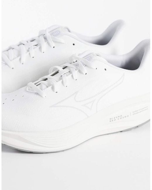 Mizuno White Neo Cosmo Running Trainers for men