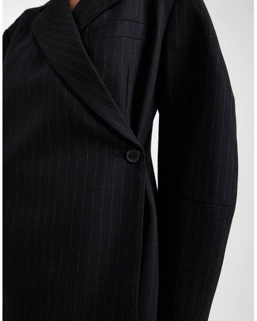 ASOS Black Extreme Wrap Blazer