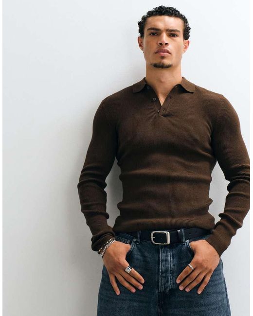 Essentials Polo di ASOS in Black da Uomo