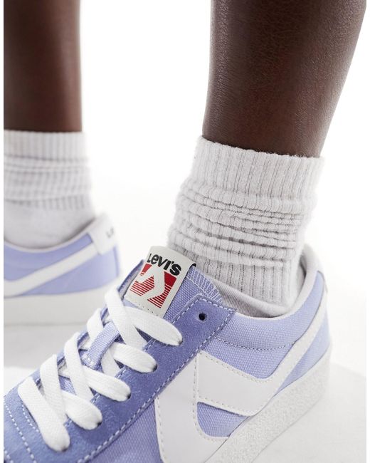 Zapatillas deportivas azules con logo Levi's de color Black