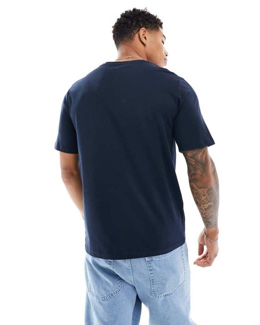 Jack & Jones Blue T-shirt With & Logo for men