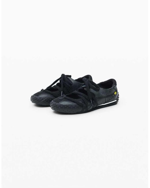 Desigual White Leather Lace-Up Sneaker
