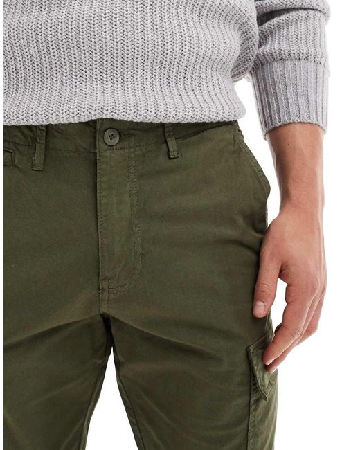 Jack & Jones Green Intelligence Cargo Trouser for men