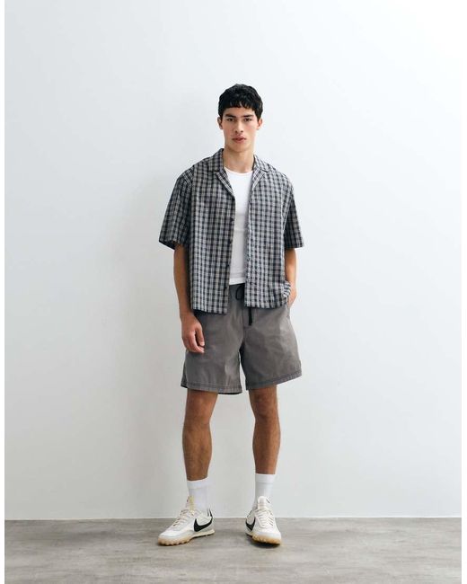 Hollister Gray Y2k Pull On Shorts for men