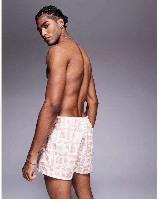 ASOS Gray Swim Shorts for men