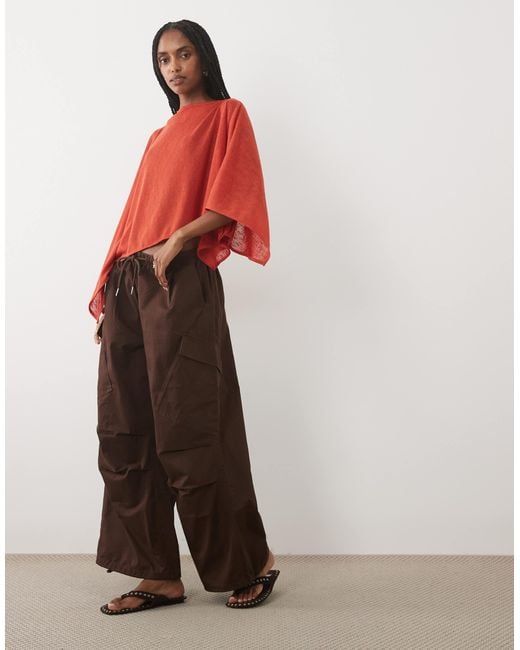 ASOS Red Cape Top