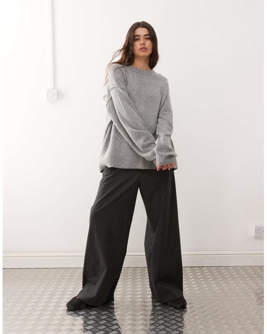 Weekday Gray Wool Blend Jumper