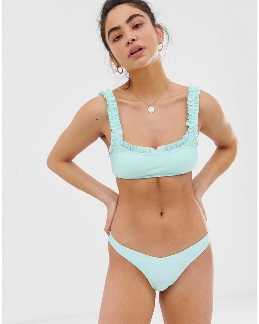 mint green bikini bottoms