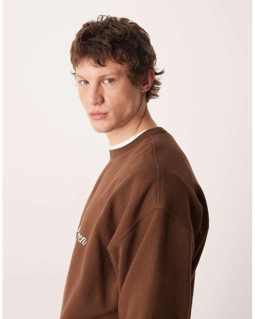 Polo Ralph Lauren Brown Large Icon Crest Logo Sweatshirt for men