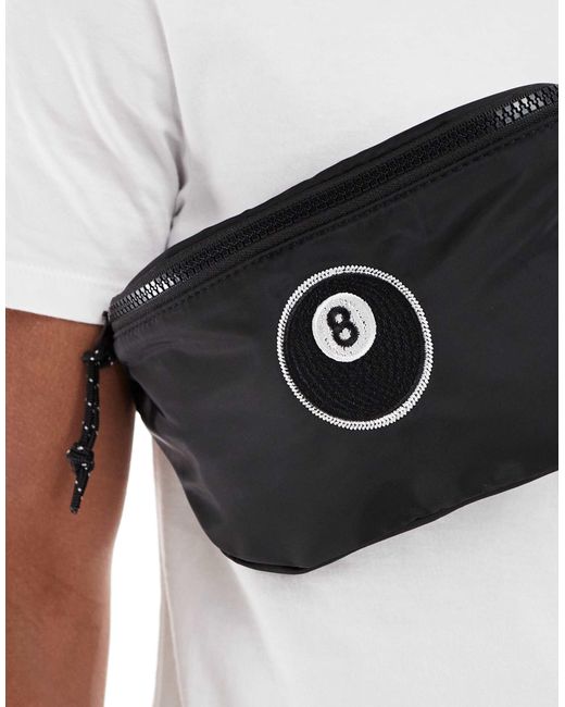 ASOS White 8 Ball Fanny Pack for men