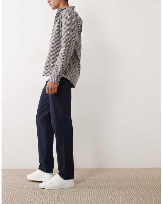 ASOS Black 2 Pack Straight Chinos for men