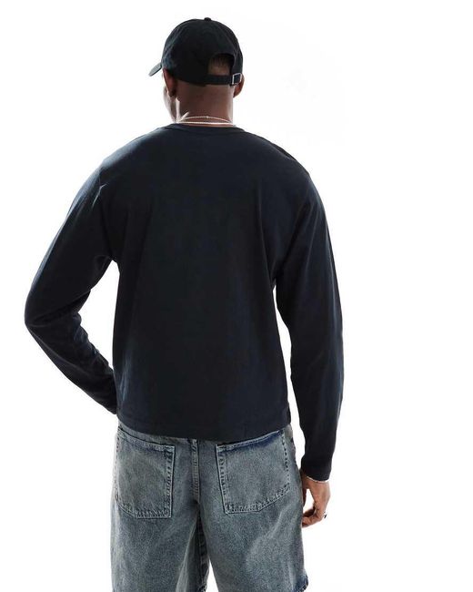 Cotton On Blue Long Sleeve T-shirt for men