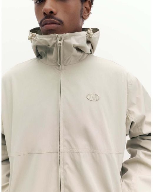 Pull&Bear Natural Lightweight Stwd Raincoat for men