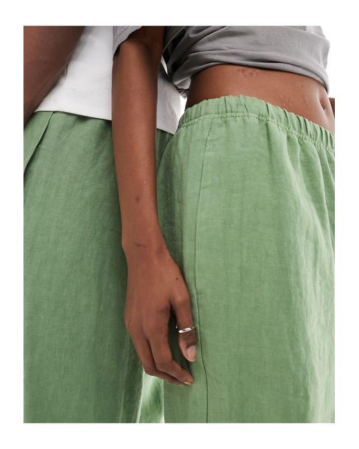 Pantalones s unisex Weekday de color Green