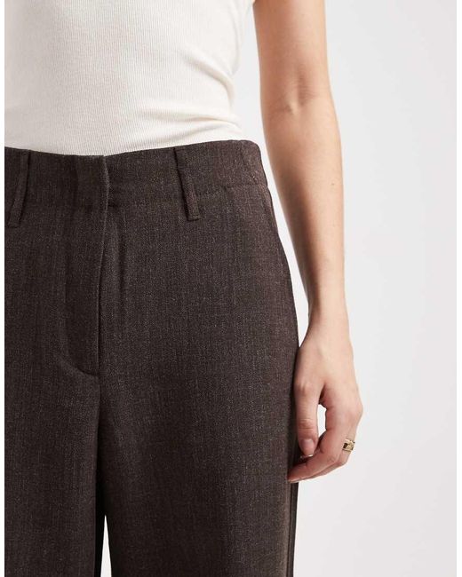 Vero Moda Brown High Waist Wide Leg Trouser