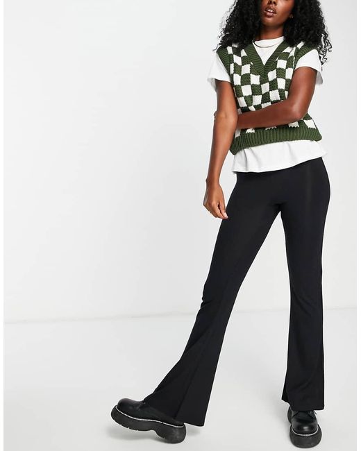 ASOS Black Kick Flare Pant