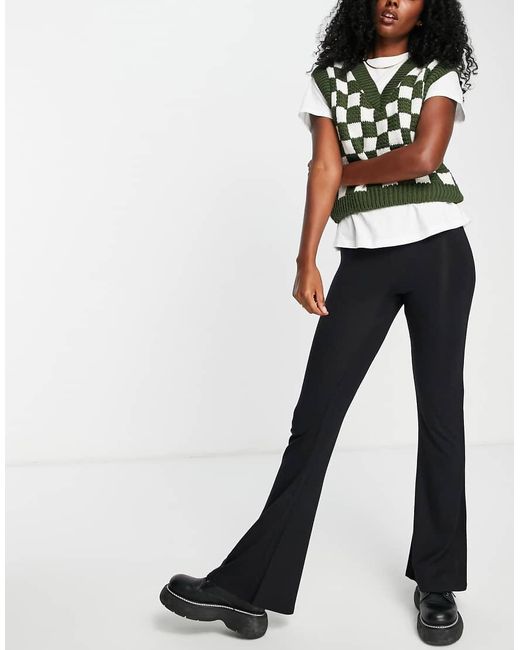 ASOS Kickflare-Broek in het Black