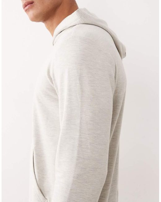 Polo Ralph Lauren Gray Central Icon Logo Co-Ord Lounge Hoodie for men