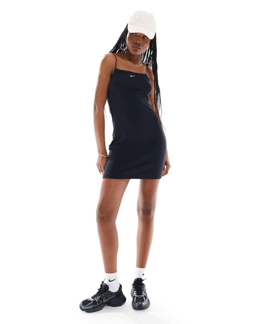 Nike Blue Ribbed Mini Dress