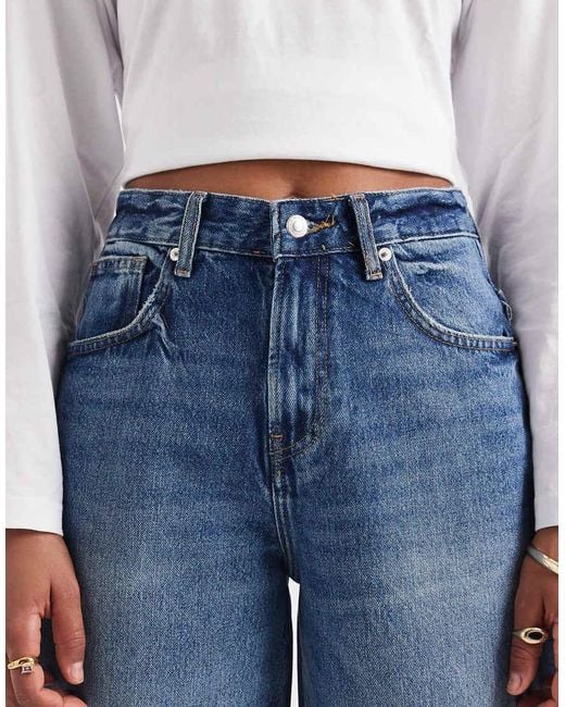ONLY Blue Taylor High Waist Barrel Jeans