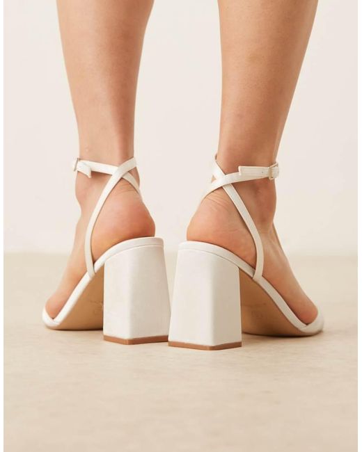 Be Mine Wide Fit Brown Bridal Wink 2 Heeled Sandals