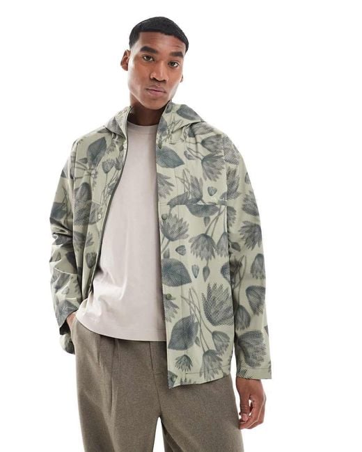 mens floral windbreaker