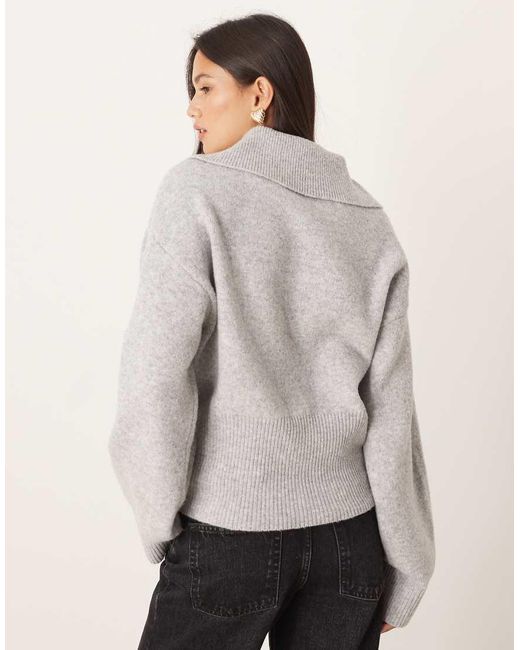 Y.A.S Natural Rib Knitted Polo