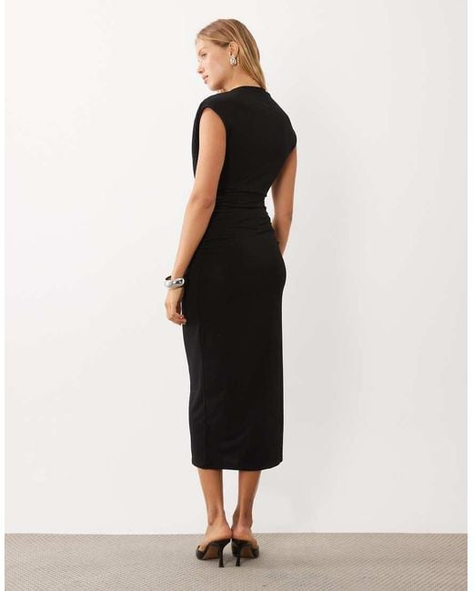 Mango Natural Sleeveless Midi Dress