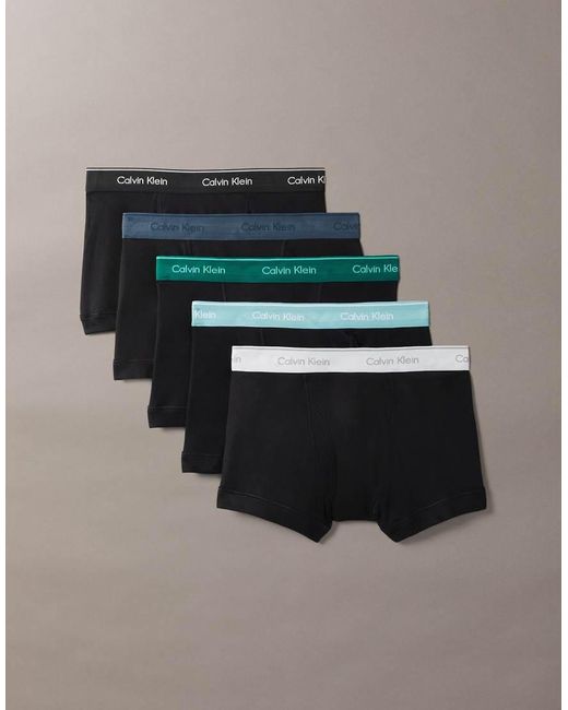 Calvin Klein Multicolor Cotton Classics 5-Pack Trunk for men