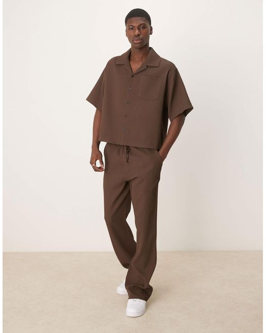 ASOS – ausgestellte jogginghose in Brown für Herren