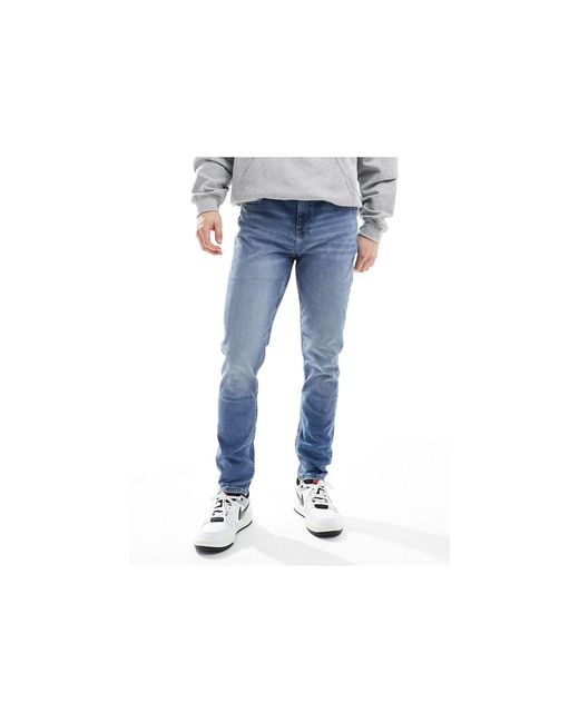ASOS Blue Skinny Jeans for men