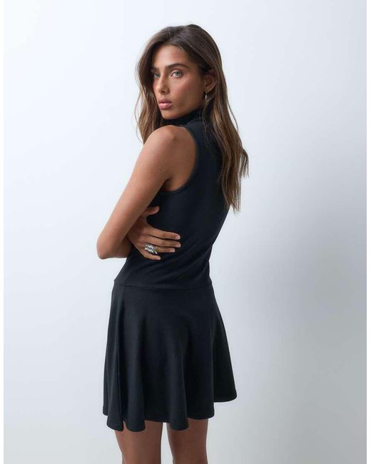 ASOS White Supersoft Circle Mini Dress