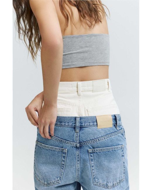 Pull&Bear White – mom-jeans