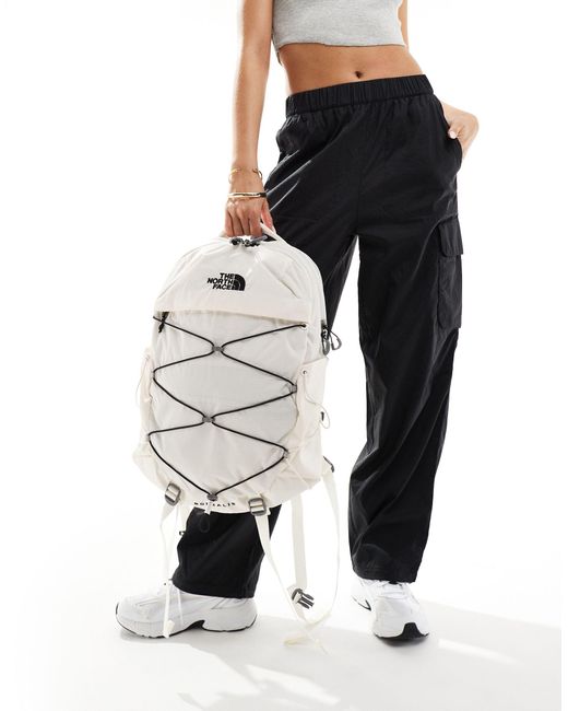 The North Face White Borealis Backpack