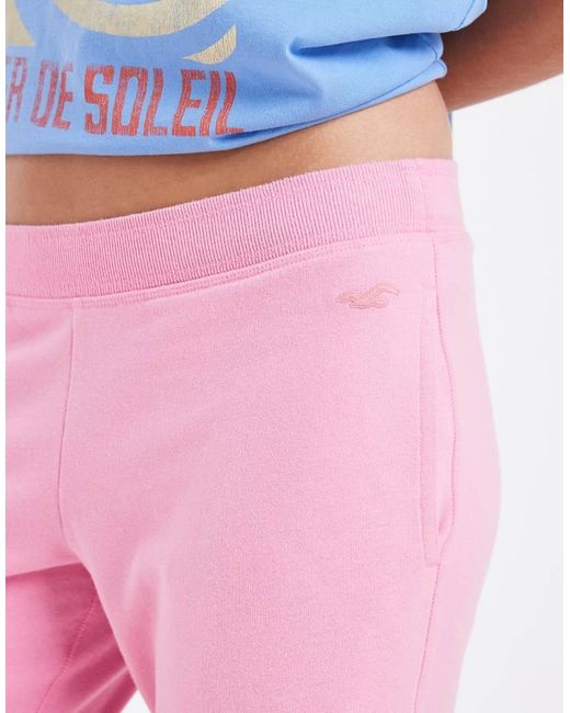 Hollister Pink Straight Leg Low Rise joggers