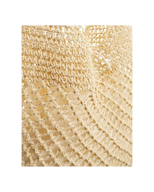 South Beach White Crochet Tote Bag