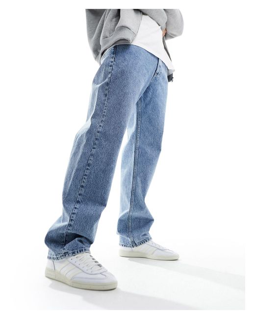 Calvin Klein – gerade geschnittene jeans im stil der 90er in Blue für Herren