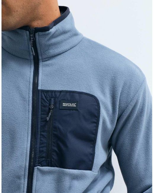 Regatta Blue Frankie Full Zip Fleece Fleece for men
