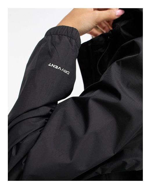 The North Face Black Antora Dryvent Waterproof Hooded Rain Jacket