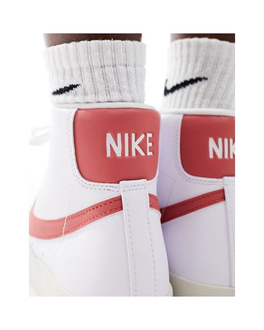 Nike White Blazer Mid '77 Nn Sneakers