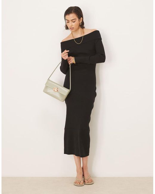 Glamorous Black Midi Dress