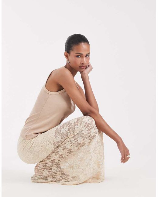 ONLY Natural Lace Skirt