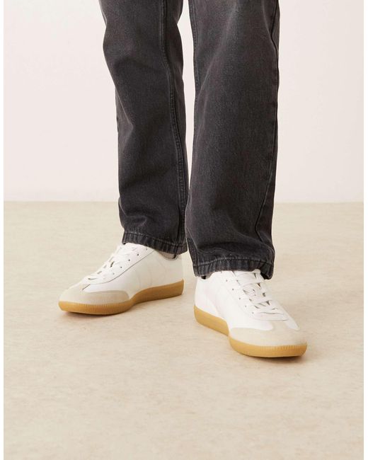 ARKET – sneaker aus hochwertigem leder in Black für Herren