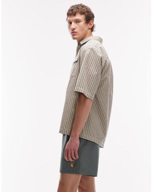 Carhartt Gray Chase Swim Trunks for men