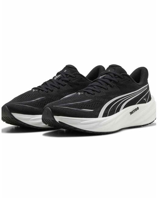 PUMA Black Velocity Nitro 5 Running Shoes for men