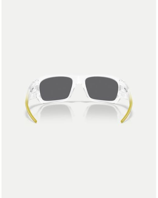 Oakley Multicolor Masseter Limitless Collection Rectangle Polarised Sunglasses With Mirrored Lens for men