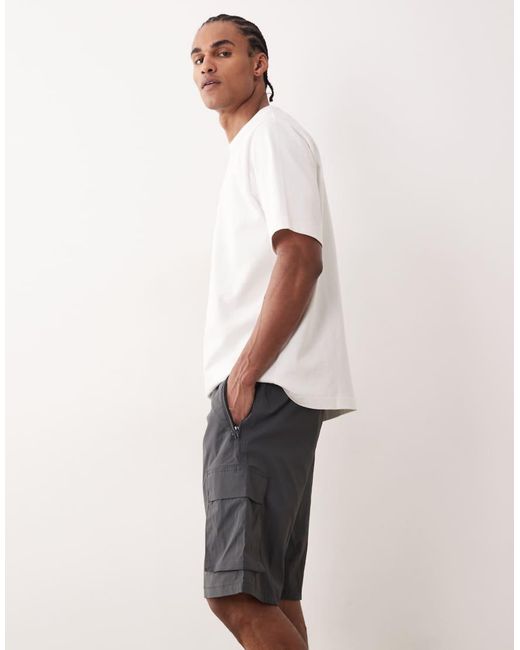 Jack & Jones Natural Technical Cargo Shorts for men