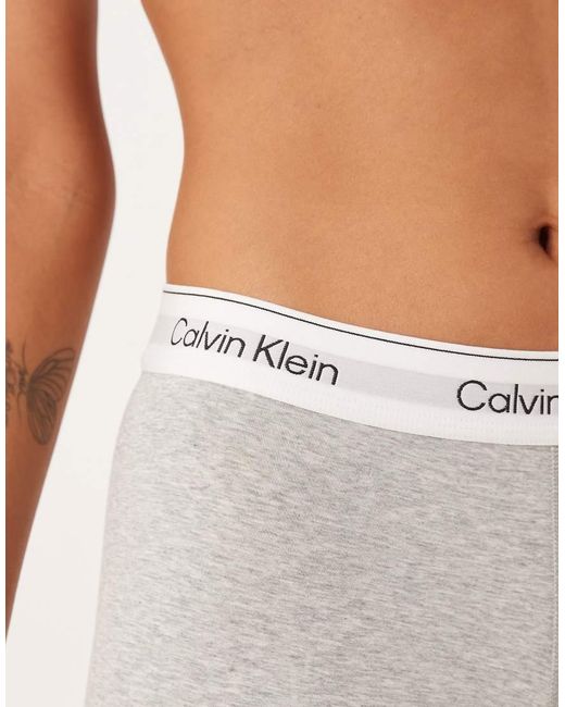 Calvin Klein White Icon Cotton Modal Boxer Brief