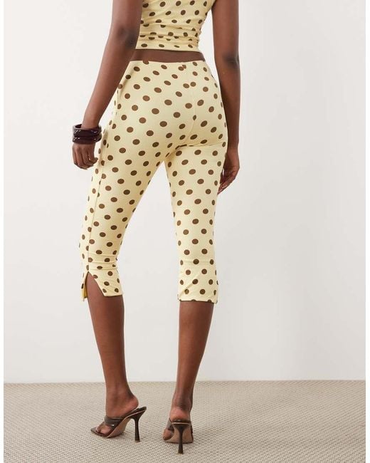 Missy Empire Natural Slinky Capri Trousers Co-Ord